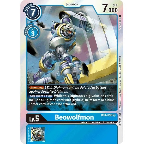 Image for Beowolfmon (Event Pack 2) (BT4-030 SR) (BT04) - Digimon Card Game