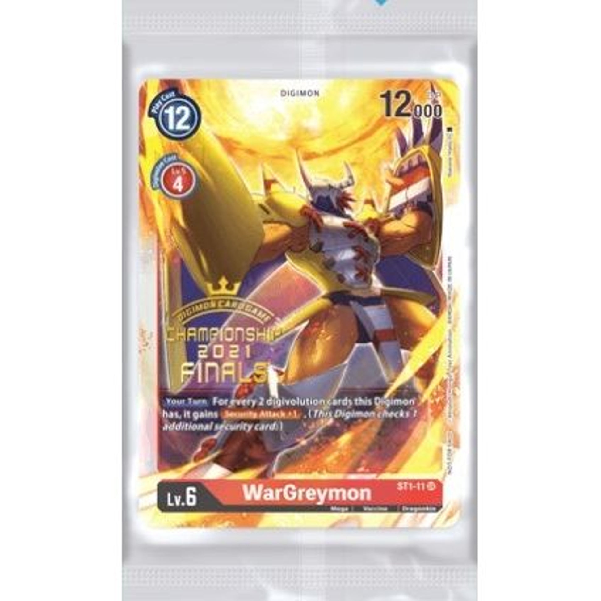 Image for Championship 2021 Finals Event Pack Alt-Art Gold Stamp Set - Digimon Card Game