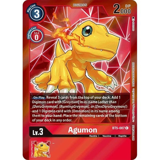 Image for Agumon (Event Pack 2) (BT5-007 C) (BT05) - Digimon Card Game