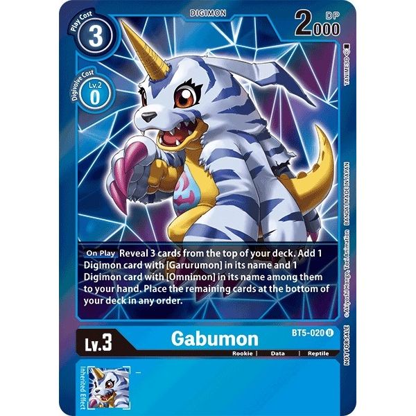 Image for Gabumon (Event Pack 2) (BT5-020 U) (BT05) - Digimon Card Game