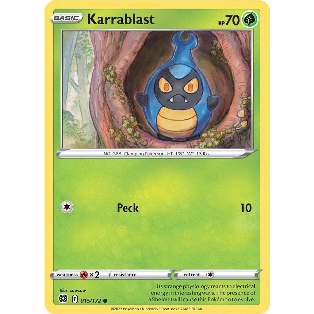 Image for Karrablast (015/172) (SWSH09) - Pokemon