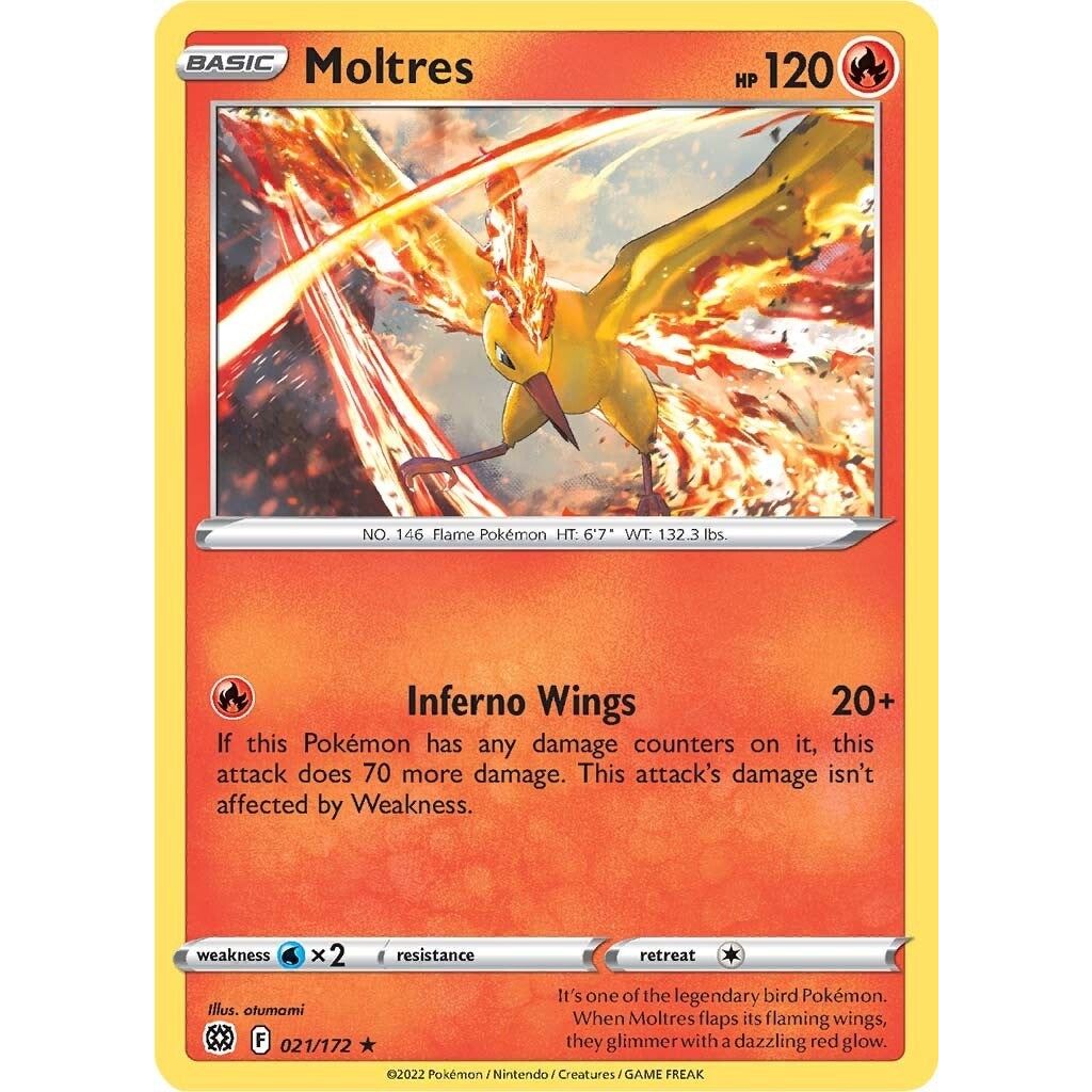 Image for Moltres (021/172) (SWSH09) - Pokemon