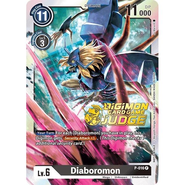Image for Diaboromon - P-016 (Judge Pack 1) (P-016 P) (D-PR) - Digimon Card Game