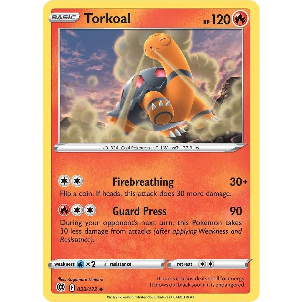 Image for Torkoal (023/172) (SWSH09) - Pokemon