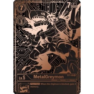 Image for MetalGreymon - ST1-09 (2021 Championship Finals 3rd Place) (ST1-09 R) (ST-1) - Digimon Card Game