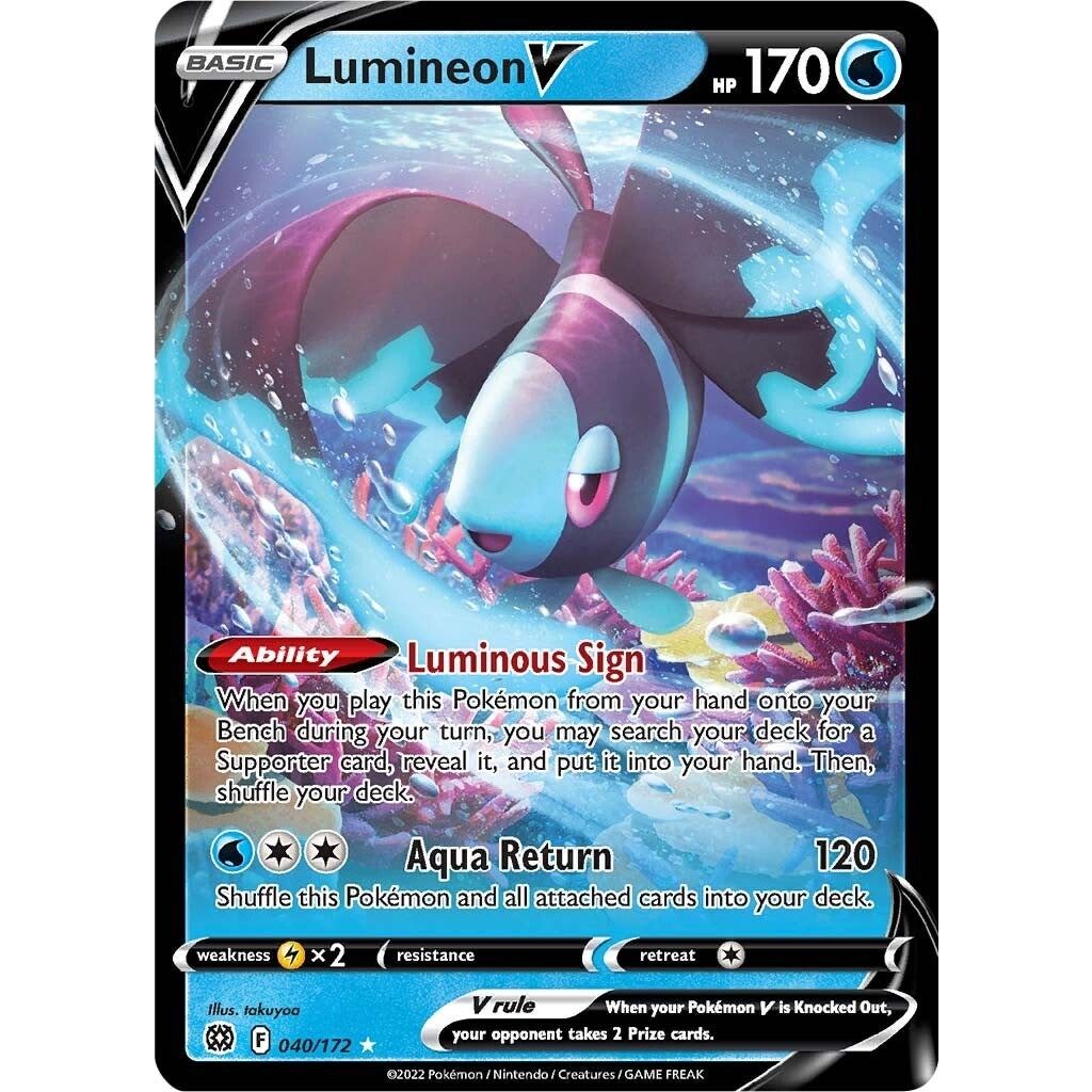 Image for Lumineon V (040/172) (SWSH09) - Pokemon