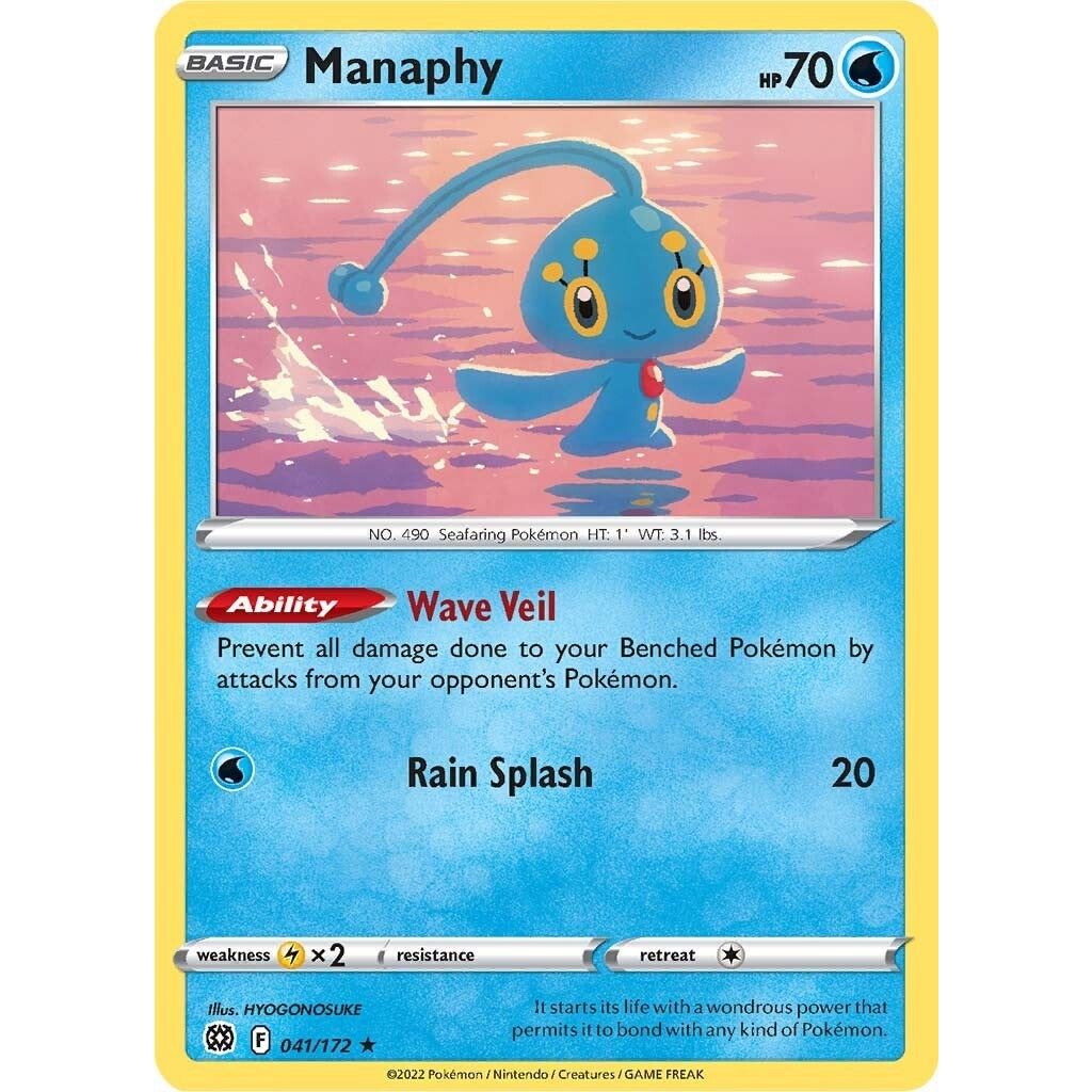 Image for Manaphy (041/172) (SWSH09) - Pokemon