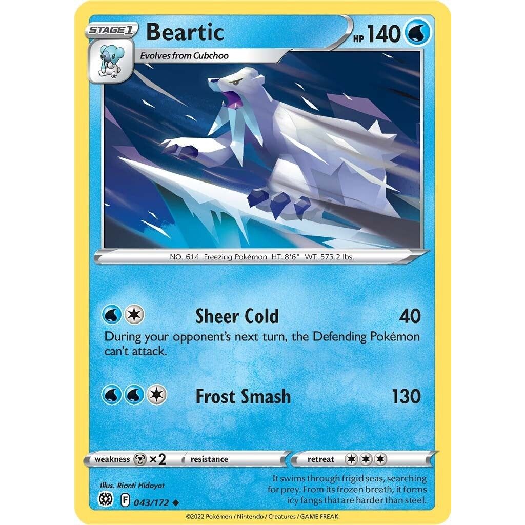 Image for Beartic (043/172) (SWSH09) - Pokemon