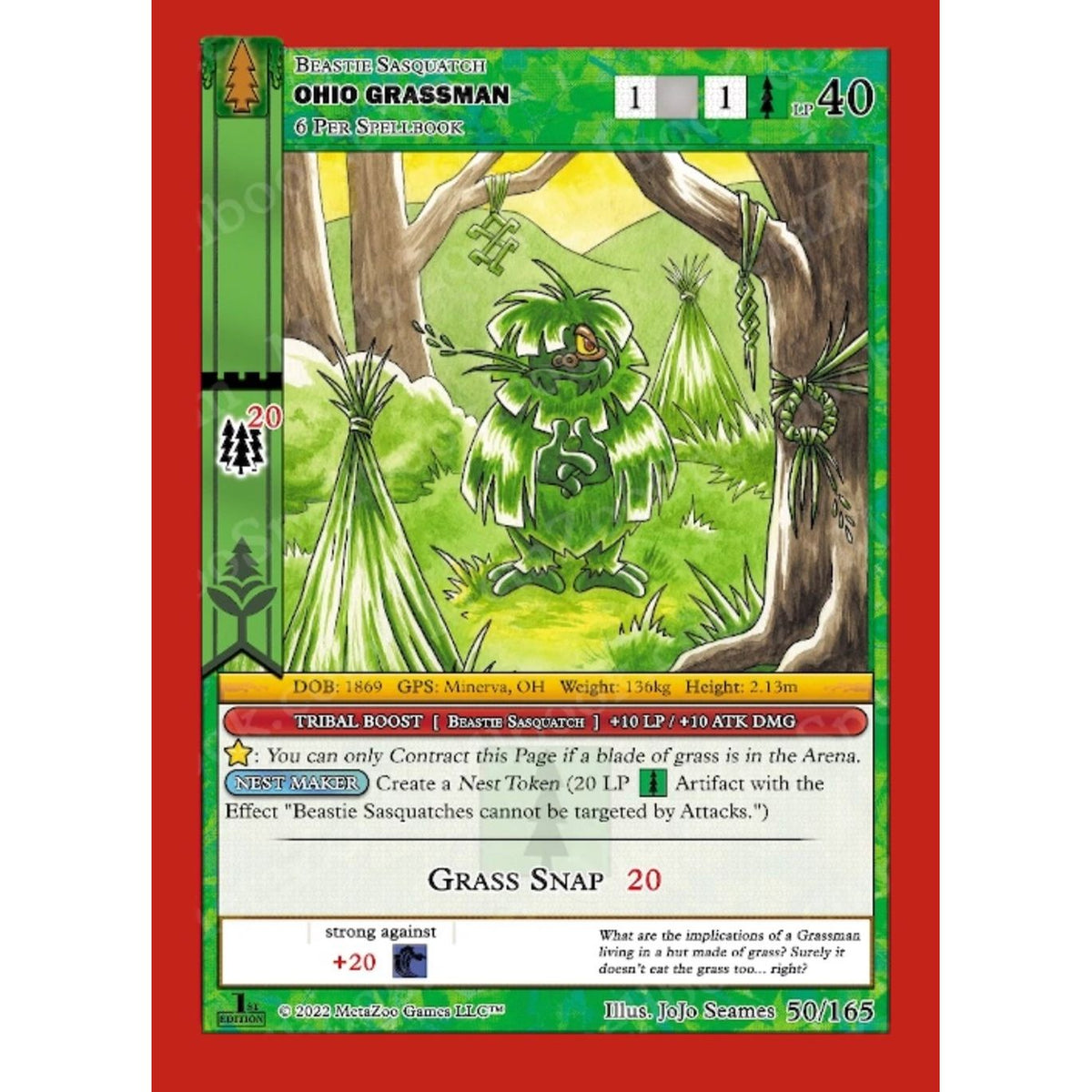 Image for Ohio Grassman (50/165) (WILFE) - MetaZoo