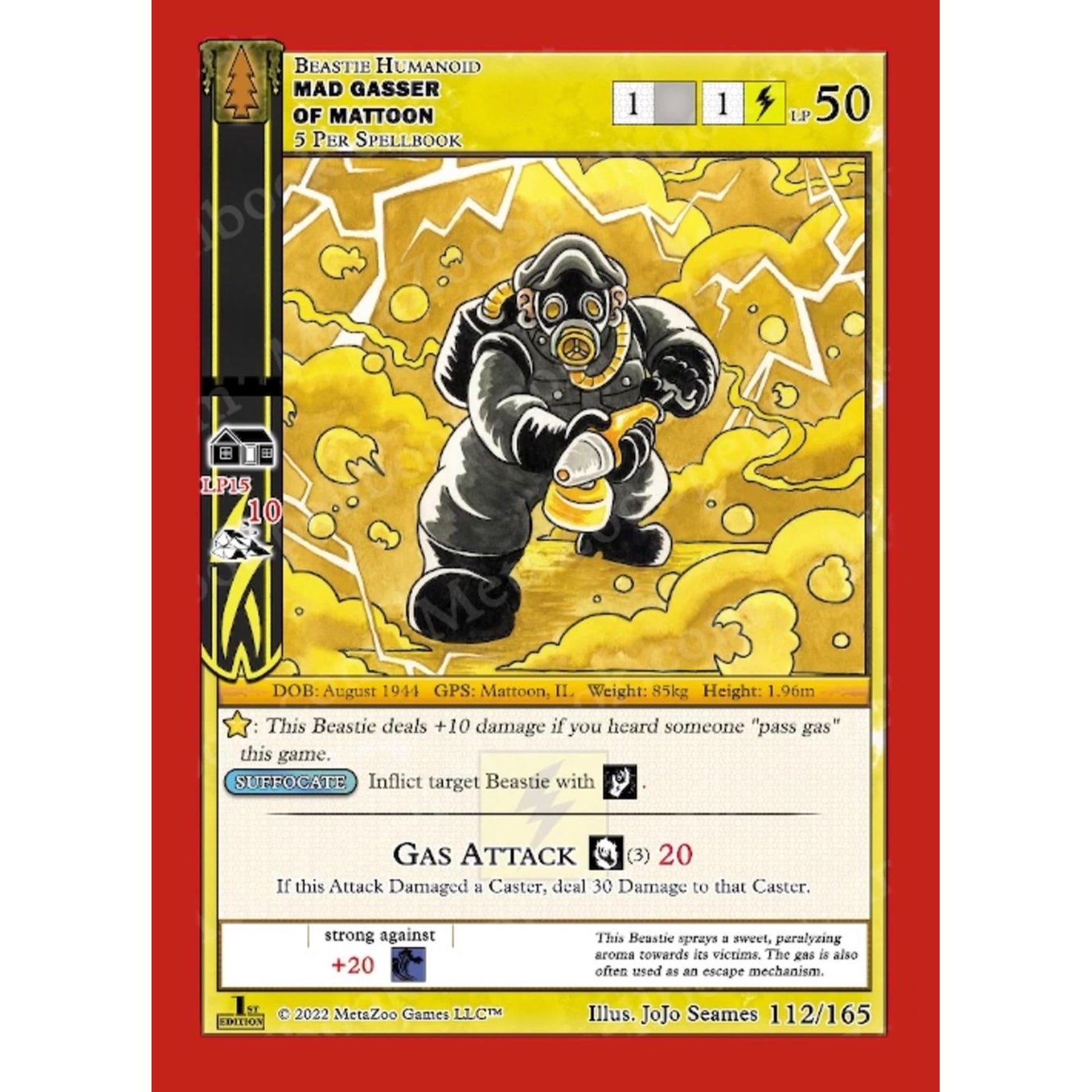 Image for Mad Gasser of Mattoon (112/165) (WILFE) - MetaZoo