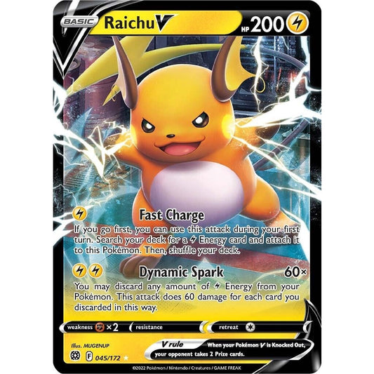 Image for Raichu V (045/172) (SWSH09) - Pokemon