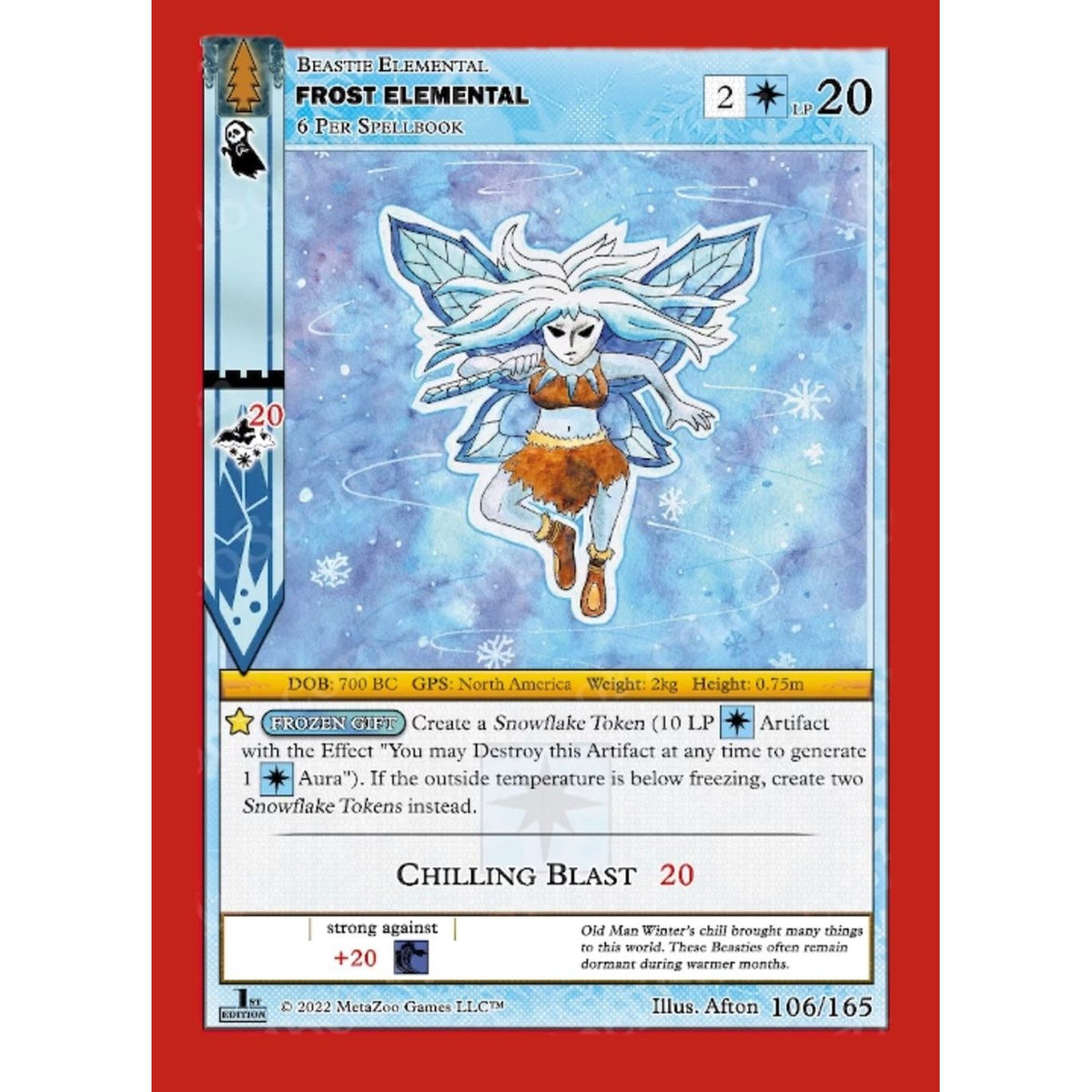 Image for Frost Elemental (106/165) (WILFE) - MetaZoo