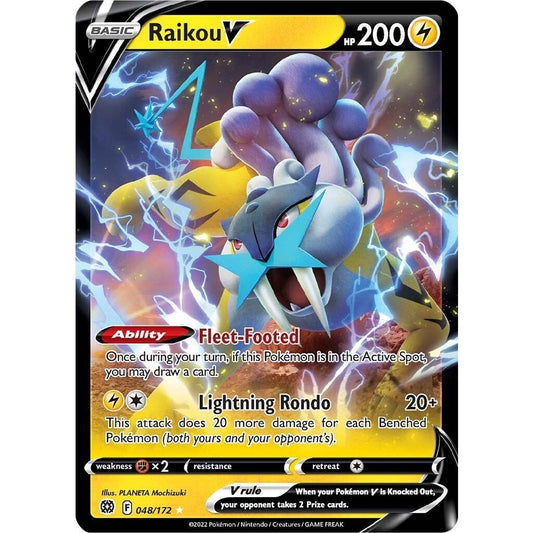 Image for Raikou V (048/172) (SWSH09) - Pokemon