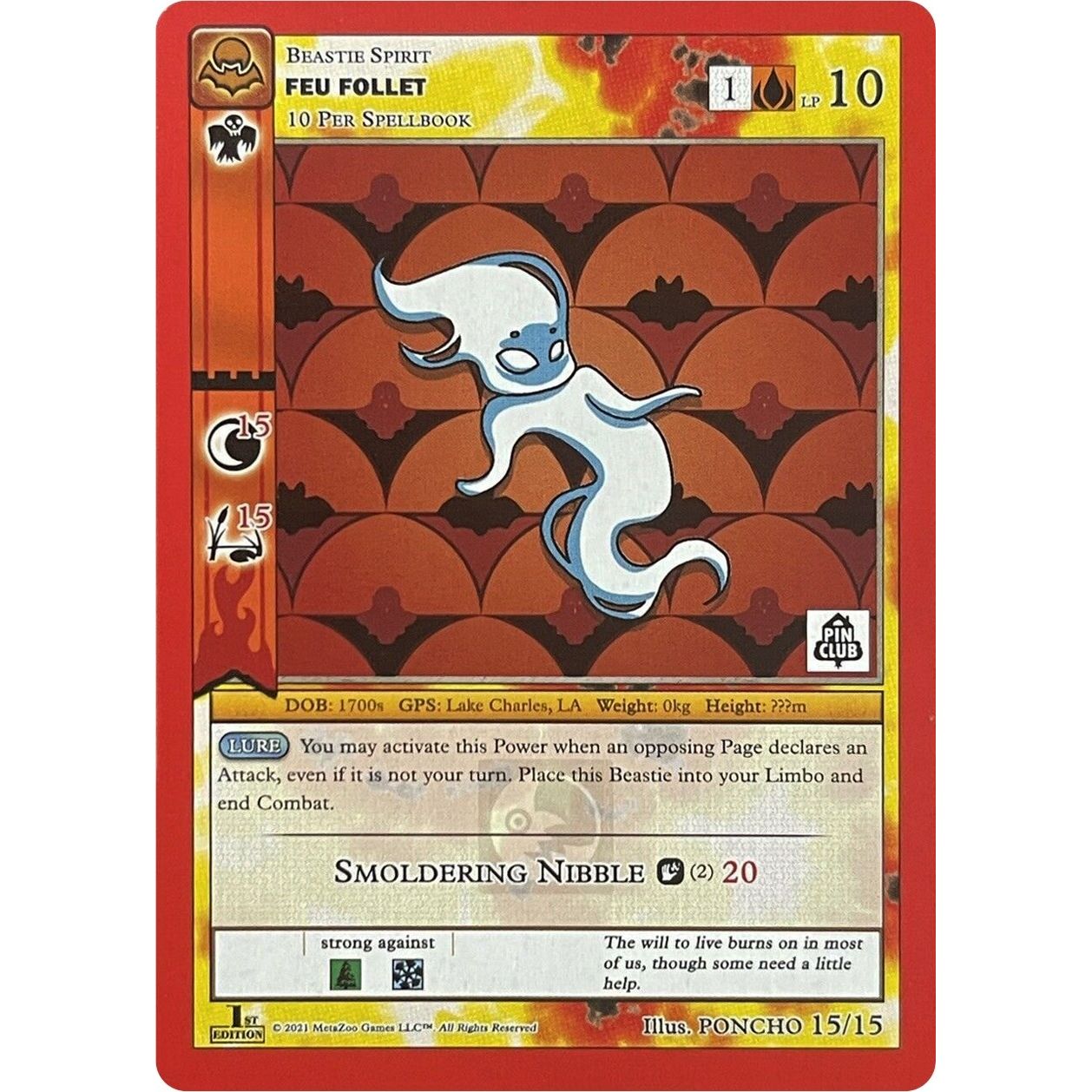 Image for Feu Follet (Pin Club Nightfall Mystery Collection 1st Edition) (15/15) (MISC) - MetaZoo