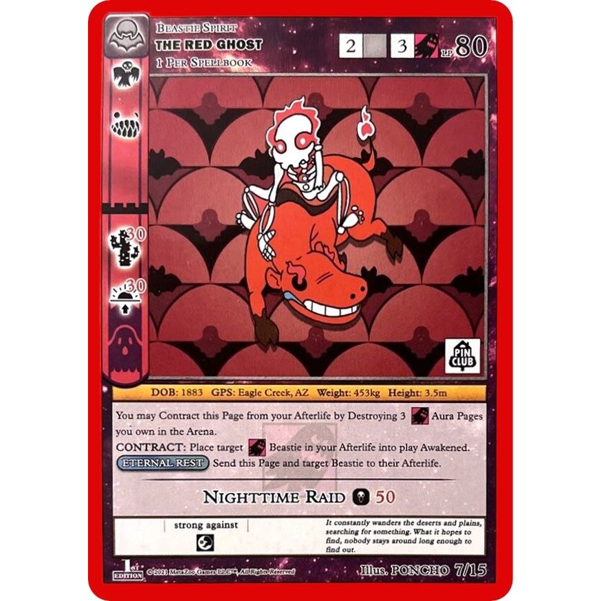 Image for The Red Ghost (Pin Club Nightfall Mystery Collection 1st Edition) (7/15) (MISC) - MetaZoo