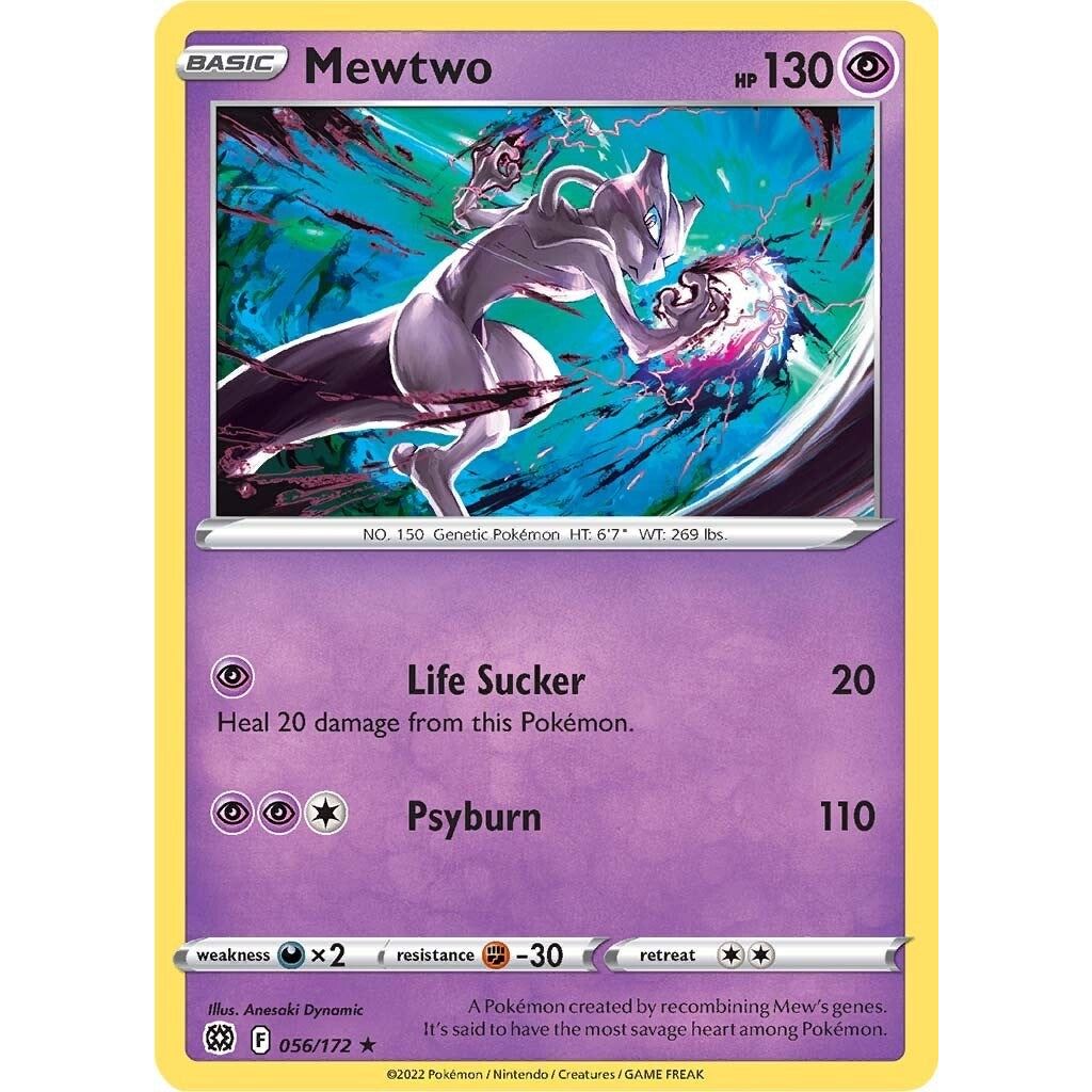 Image for Mewtwo (056/172) (SWSH09) - Pokemon