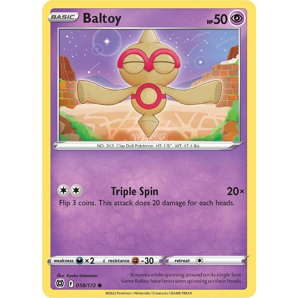 Image for Baltoy (058/172) (SWSH09) - Pokemon