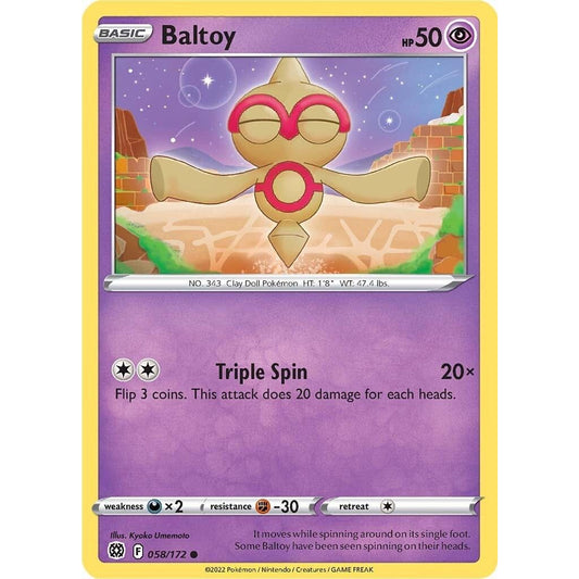 Image for Baltoy (058/172) (SWSH09) - Pokemon