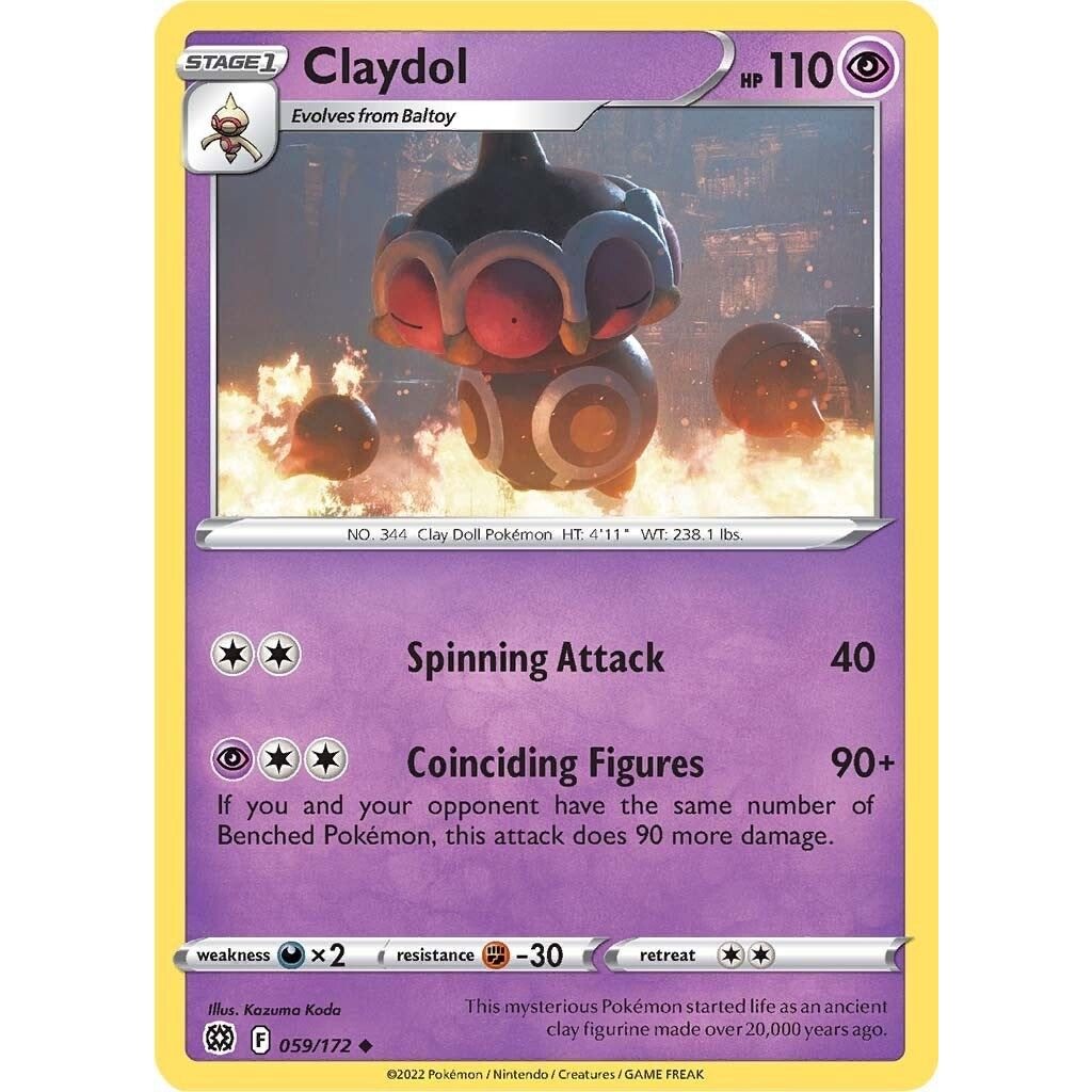 Image for Claydol (059/172) (SWSH09) - Pokemon