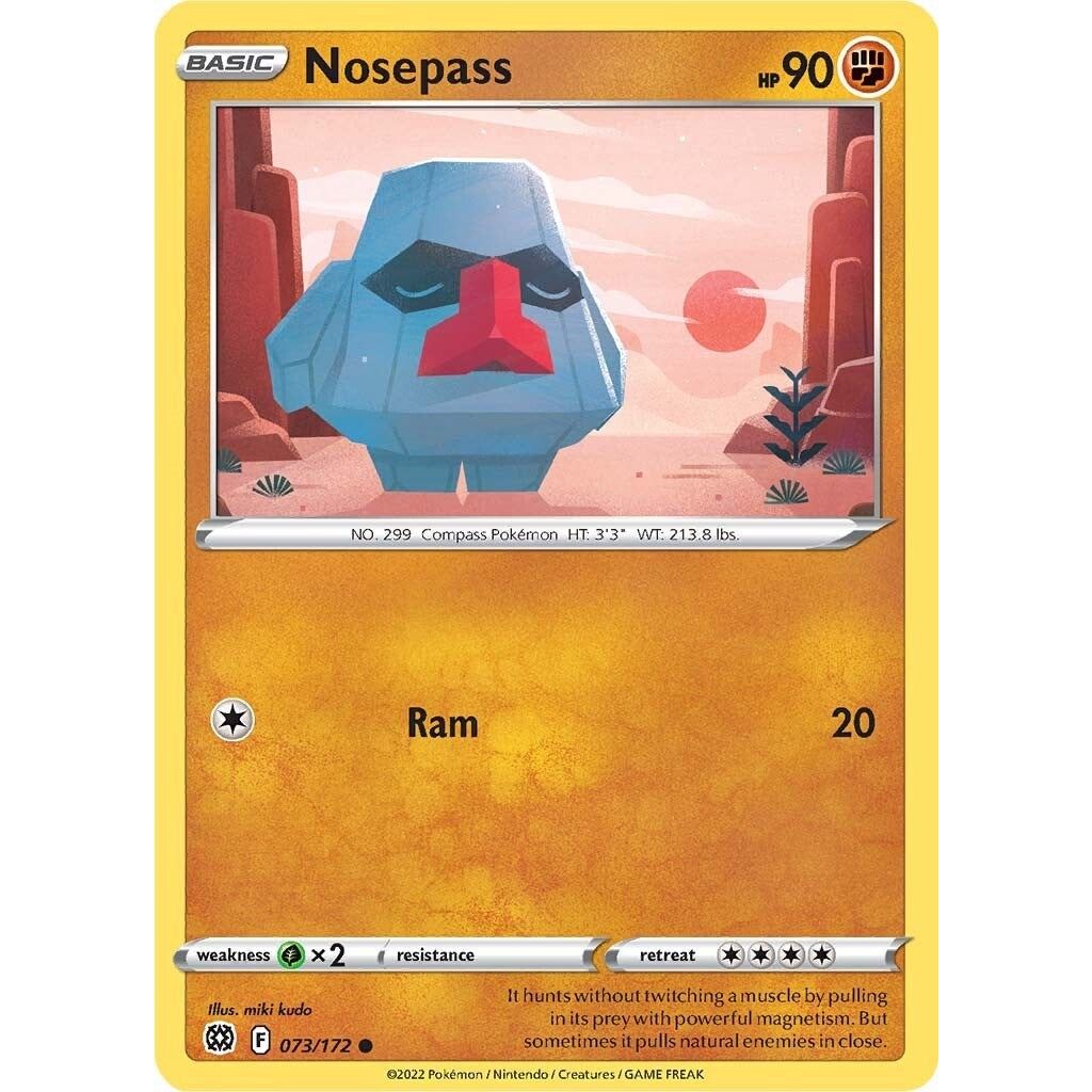 Image for Nosepass (073/172) (SWSH09) - Pokemon