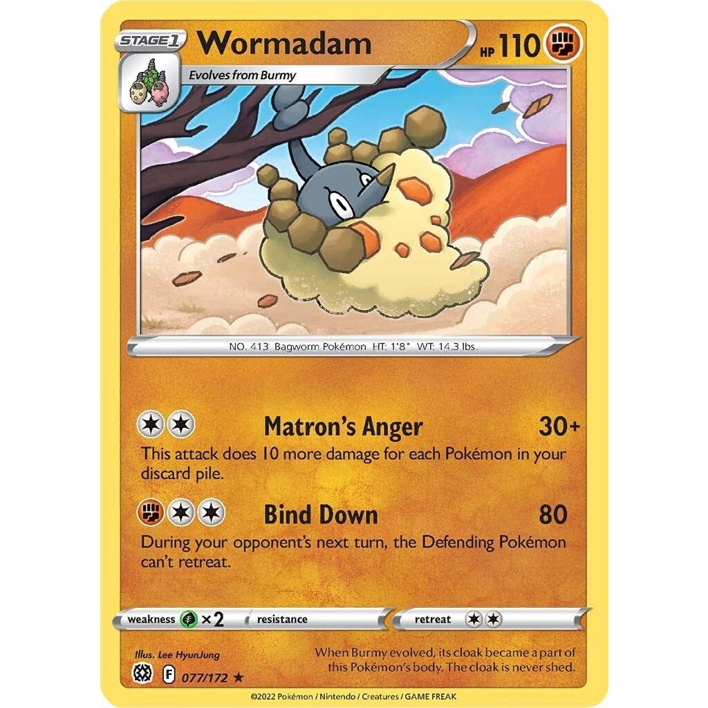 Image for Wormadam (77) (077/172) (SWSH09) - Pokemon