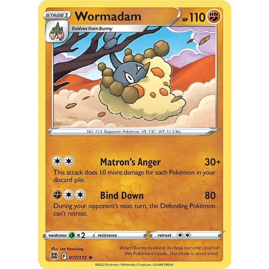 Image for Wormadam (77) (077/172) (SWSH09) - Pokemon