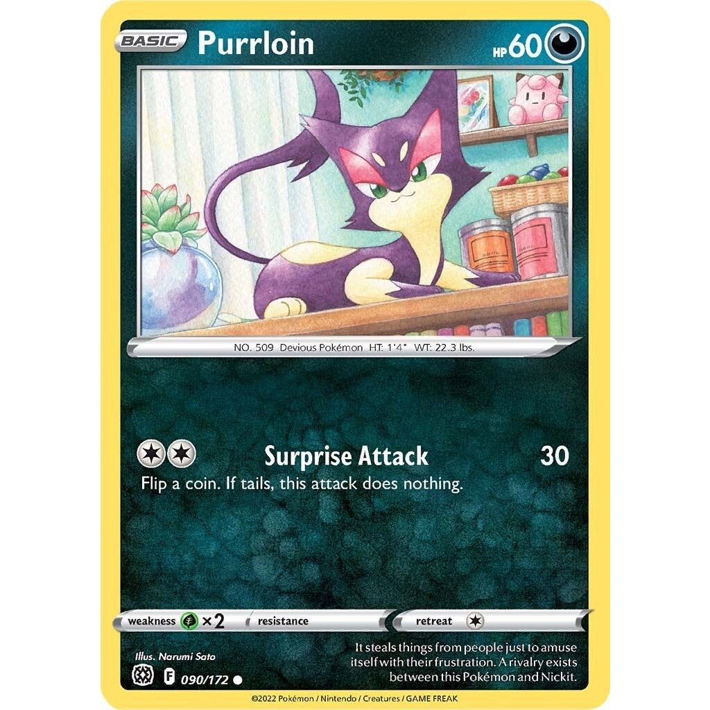 Image for Purrloin (090/172) (SWSH09) - Pokemon