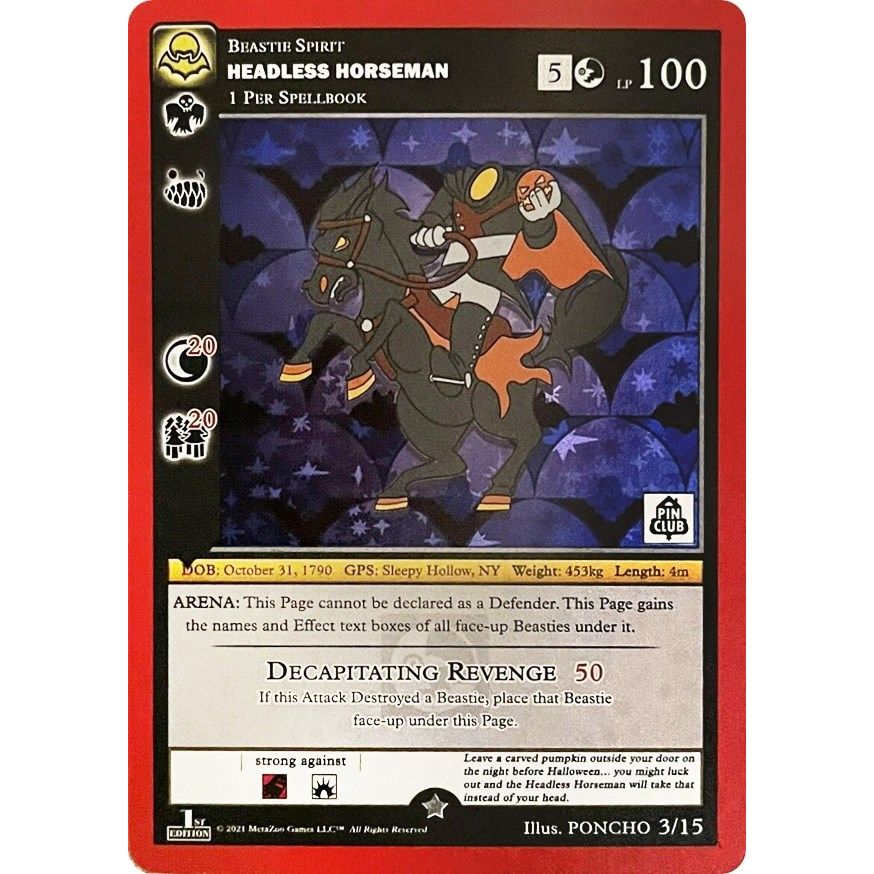 Image for Headless Horseman (Pin Club Nightfall Mystery Collection 1st Edition) (3/15) (MISC) - MetaZoo