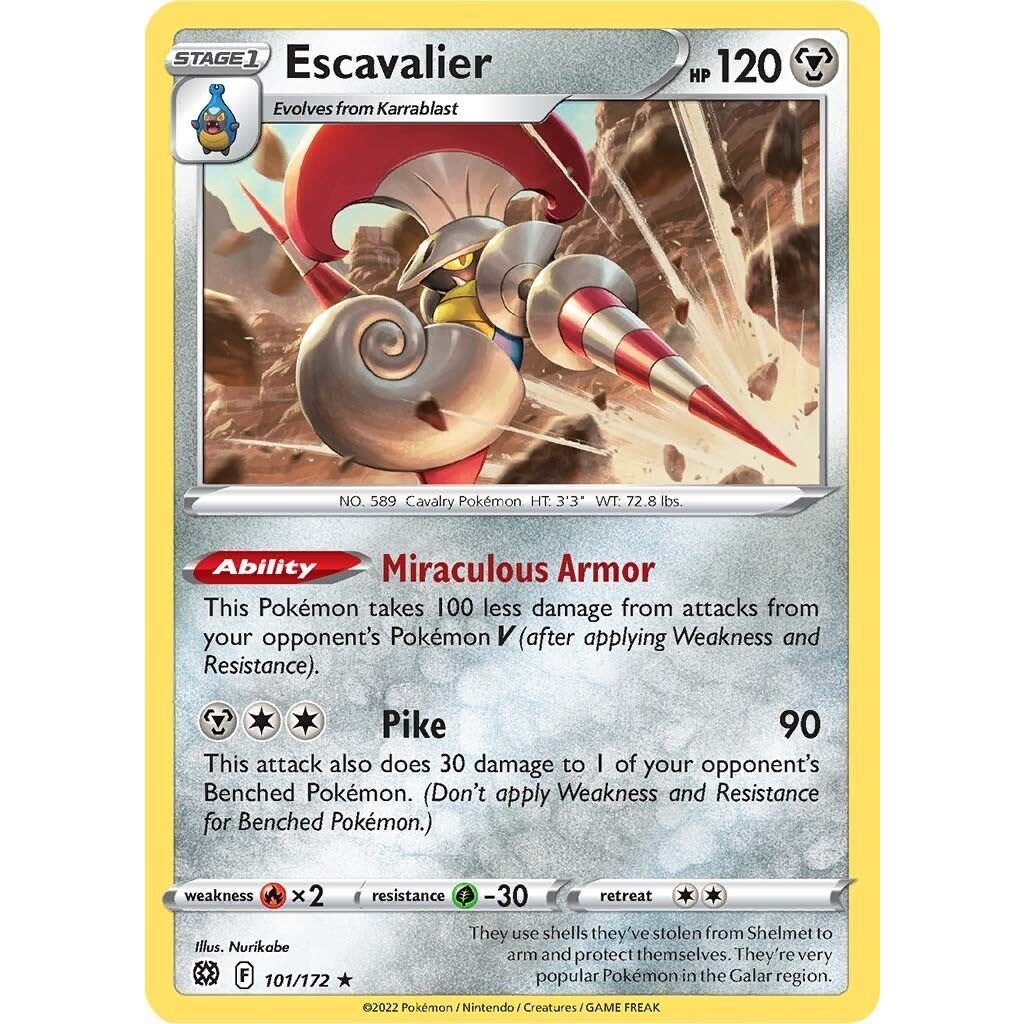 Image for Escavalier (101/172) (SWSH09) - Pokemon
