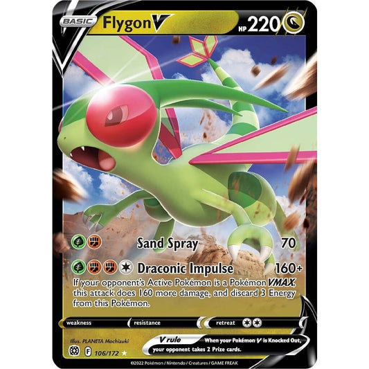 Image for Flygon V (106/172) (SWSH09) - Pokemon