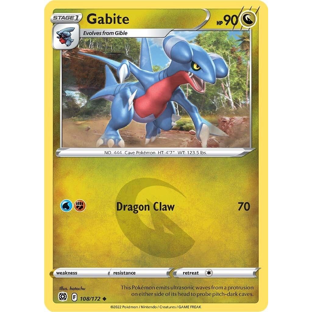 Image for Gabite (108/172) (SWSH09) - Pokemon