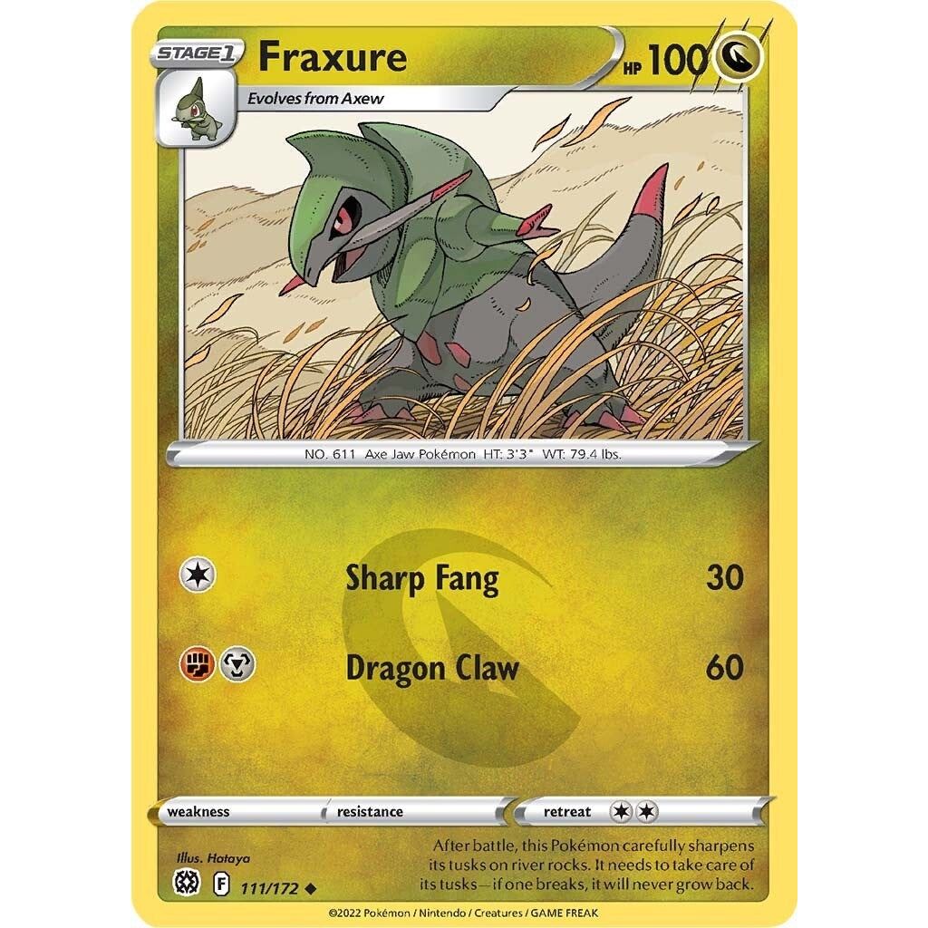 Image for Fraxure (111/172) (SWSH09) - Pokemon