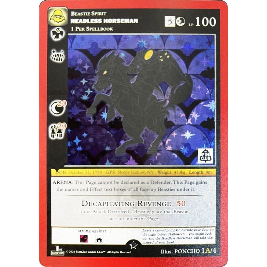 Image for Headless Horseman - 1A (Pin Club Nightfall Mystery Collection 1st Edition) (1A/4) (MISC) - MetaZoo