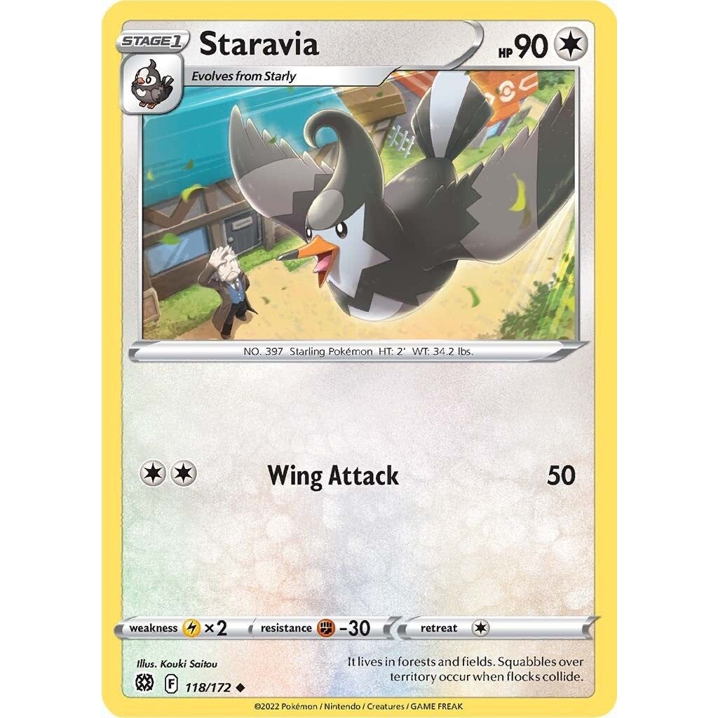 Image for Staravia (118/172) (SWSH09) - Pokemon