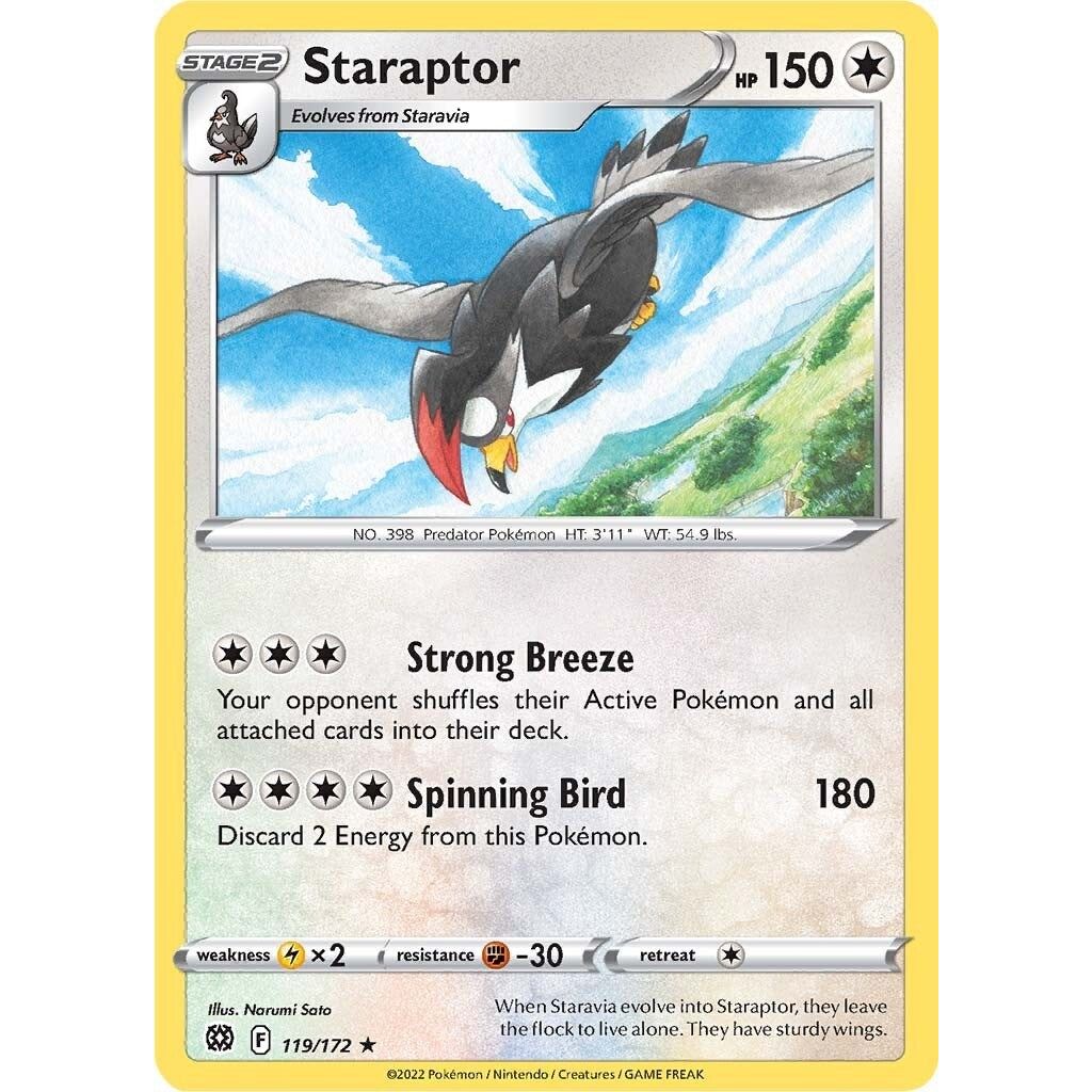 Image for Staraptor (119/172) (SWSH09) - Pokemon