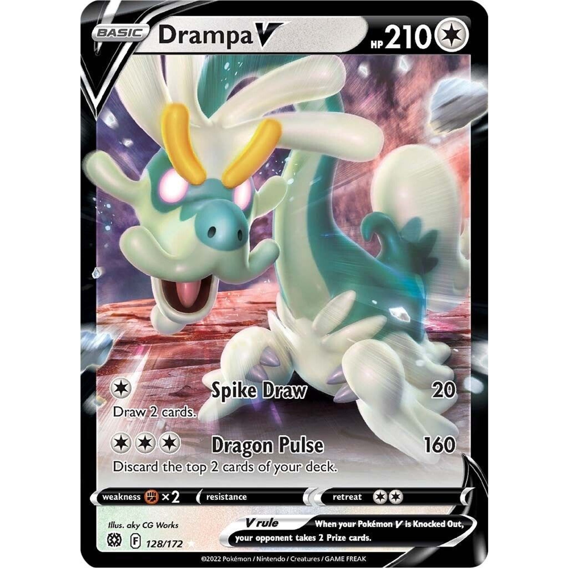 Image for Drampa V (128/172) (SWSH09) - Pokemon