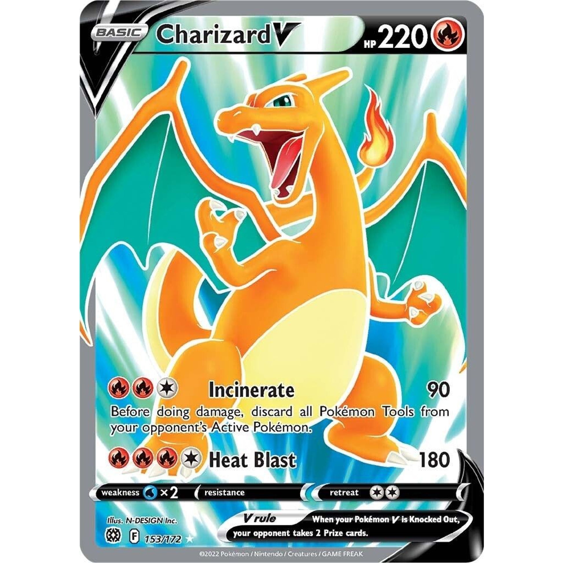 Image for Charizard V (Full Art) (153/172) (SWSH09) - Pokemon
