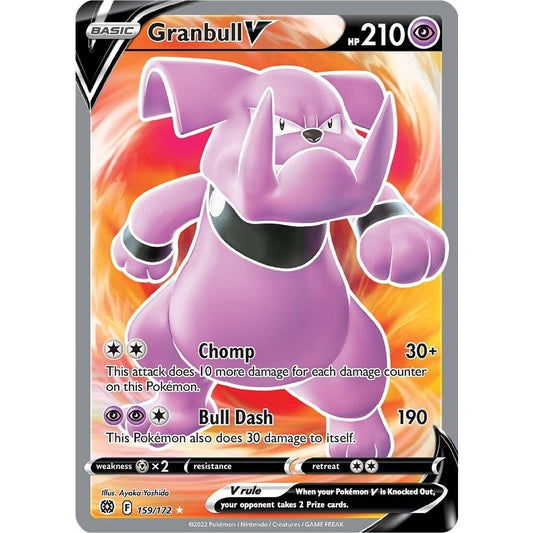 Image for Granbull V (Full Art) (159/172) (SWSH09) - Pokemon