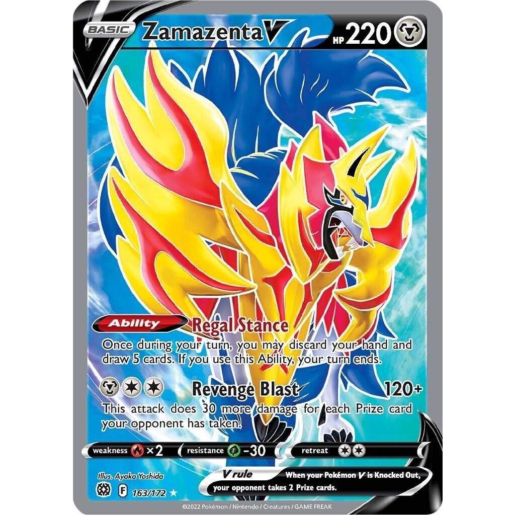 Image for Zamazenta V (Full Art) (163/172) (SWSH09) - Pokemon