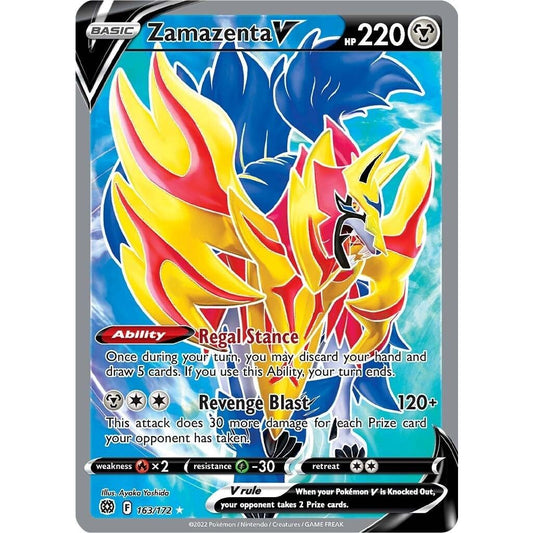 Image for Zamazenta V (Full Art) (163/172) (SWSH09) - Pokemon