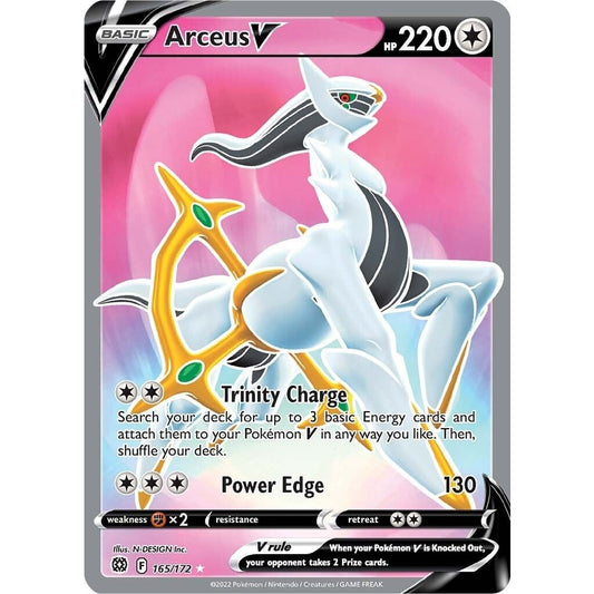 Image for Arceus V (Full Art) (165/172) (SWSH09) - Pokemon