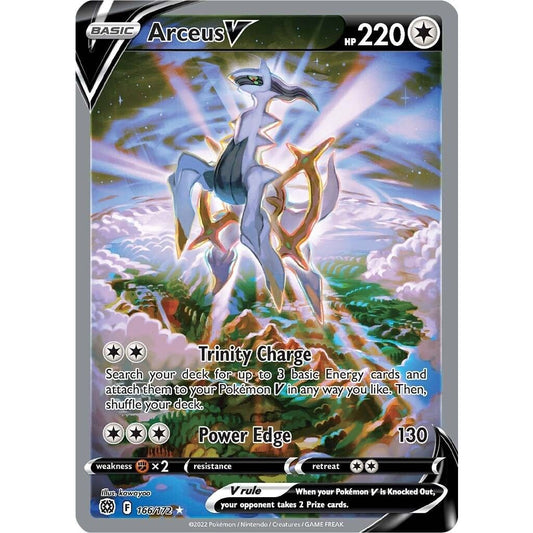 Image for Arceus V (Alternate Full Art) (166/172) (SWSH09) - Pokemon