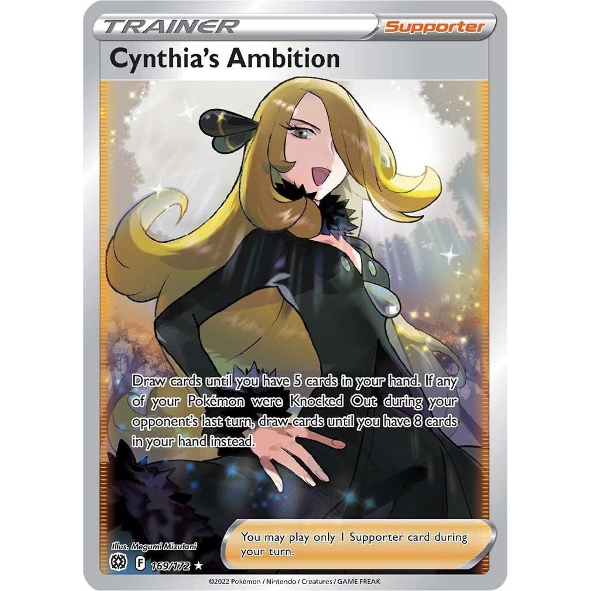 Image for Cynthia's Ambition (Full Art) (169/172) (SWSH09) - Pokemon