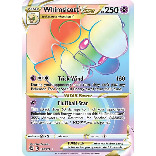 Image for Whimsicott VSTAR (Secret) (175/172) (SWSH09) - Pokemon