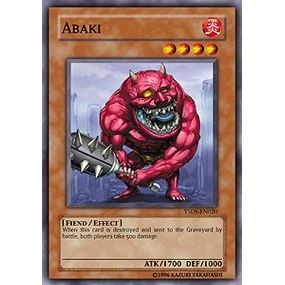 Image for Abaki (YSDS-EN020) (YSDS) - YuGiOh