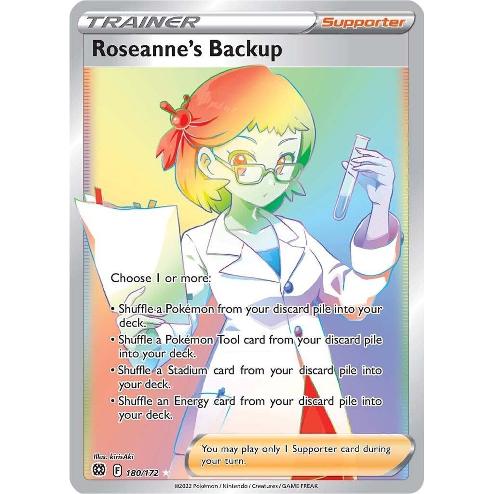 Image for Roseanne's Backup (Secret) (180/172) (SWSH09) - Pokemon