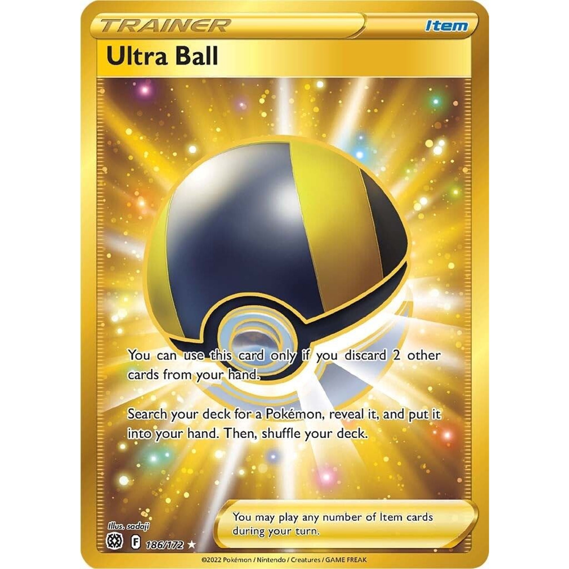 Image for Ultra Ball (Secret) (186/172) (SWSH09) - Pokemon