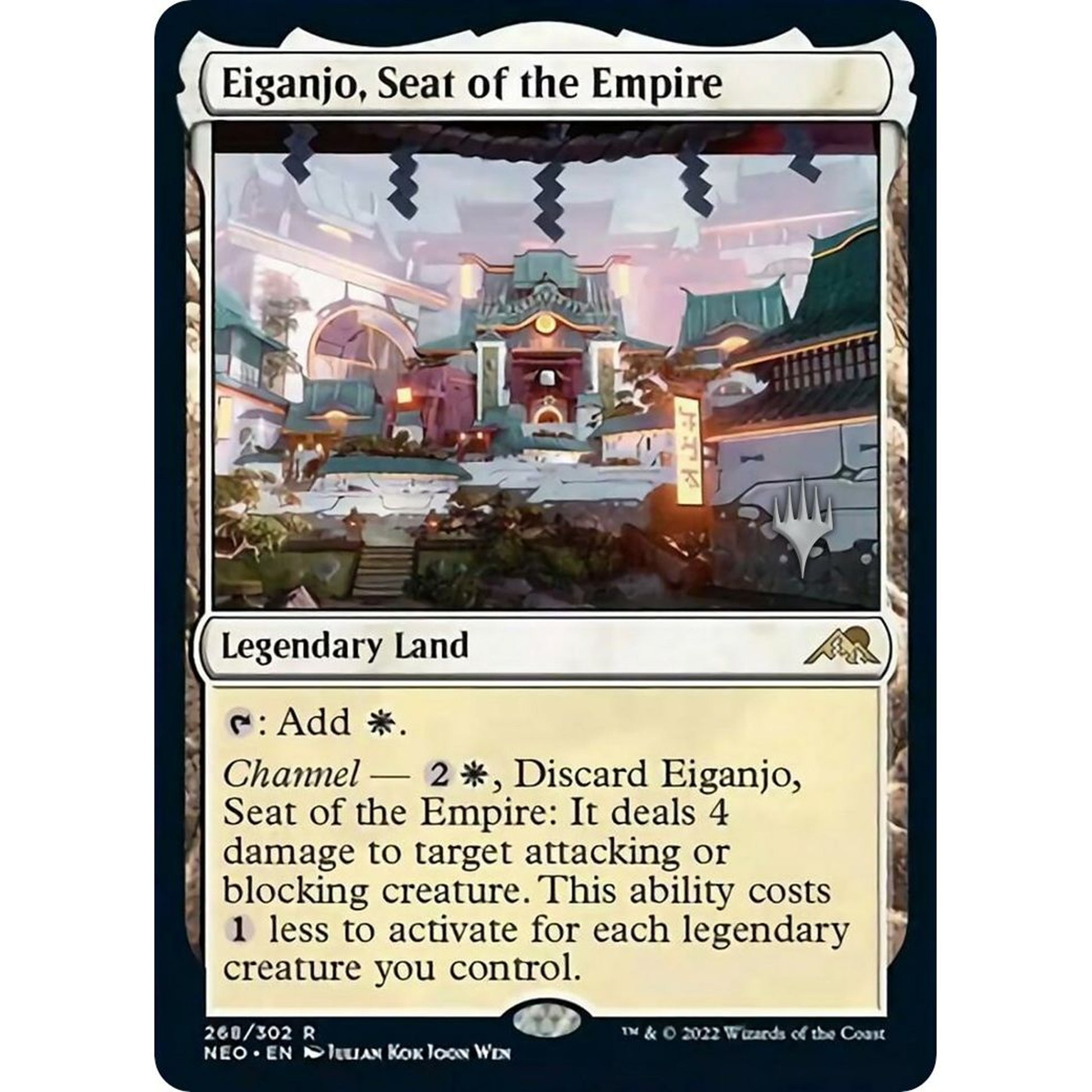 Image for Eiganjo, Seat of the Empire (268) (PPNEO) - Magic: The Gathering