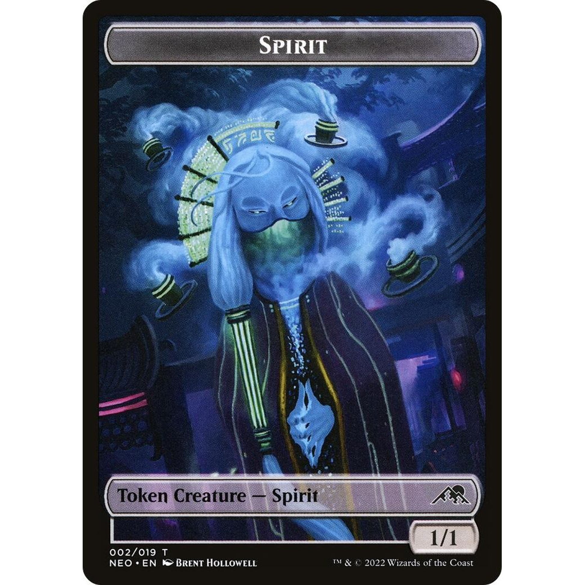 Image for Spirit (002) // Construct (006) Double-sided Token (2 // 6) (NEO) - Magic: The Gathering