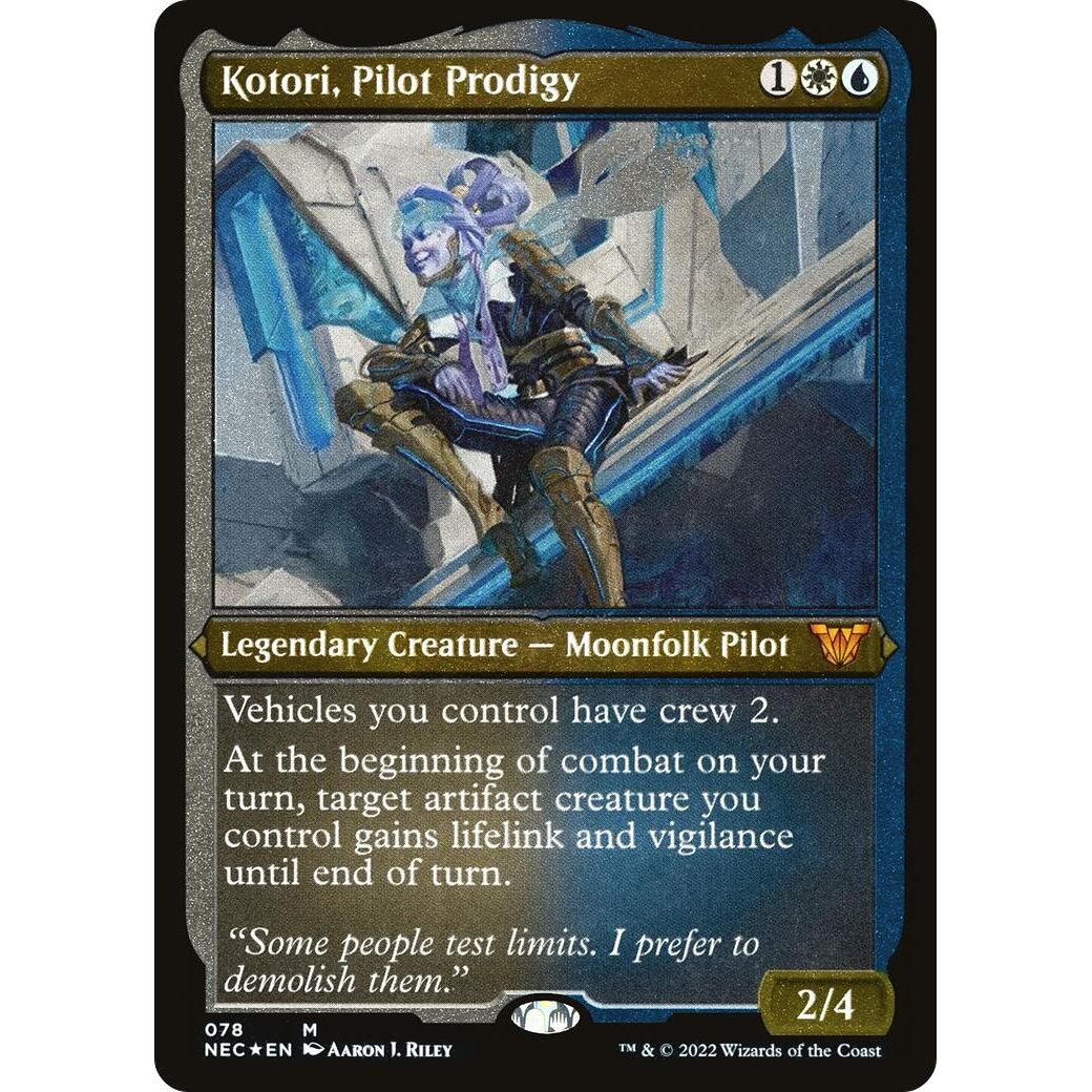 Image for Kotori, Pilot Prodigy (Display Commander) - Thick Stock (78) (NEC) - Magic: The Gathering
